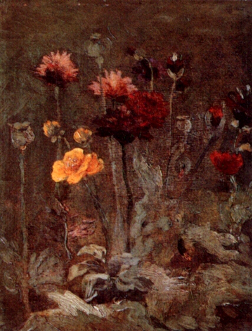 Still Life with Scabiosa and Ranunculus 1886